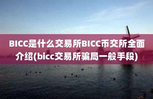 BICC是什么交易所BICC币交所全面介绍(bicc交易所骗局一般手段)