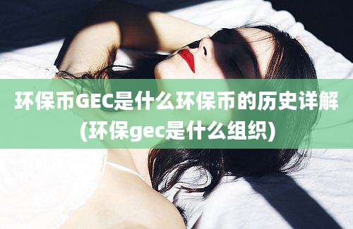 环保币GEC是什么环保币的历史详解(环保gec是什么组织)