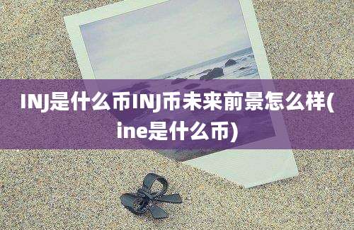 INJ是什么币INJ币未来前景怎么样(ine是什么币)