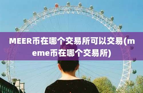 MEER币在哪个交易所可以交易(meme币在哪个交易所)