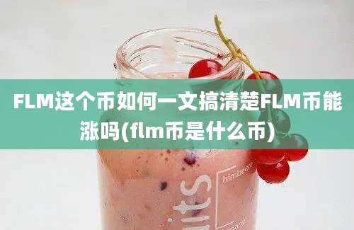 FLM这个币如何一文搞清楚FLM币能涨吗(flm币是什么币)