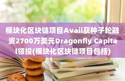 模块化区块链项目Avail获种子轮融资2700万美元Dragonfly Capital领投(模块化区块链项目包括)