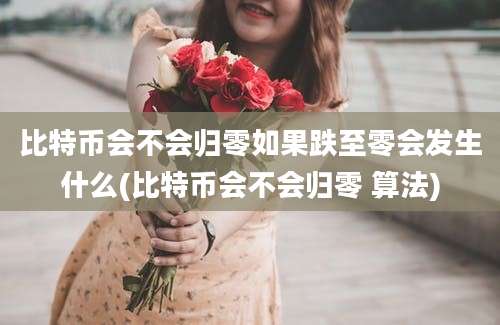 比特币会不会归零如果跌至零会发生什么(比特币会不会归零 算法)