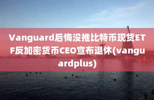 Vanguard后悔没推比特币现货ETF反加密货币CEO宣布退休(vanguardplus)