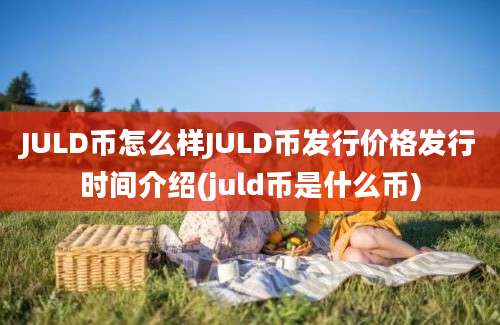 JULD币怎么样JULD币发行价格发行时间介绍(juld币是什么币)