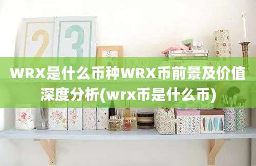 WRX是什么币种WRX币前景及价值深度分析(wrx币是什么币)