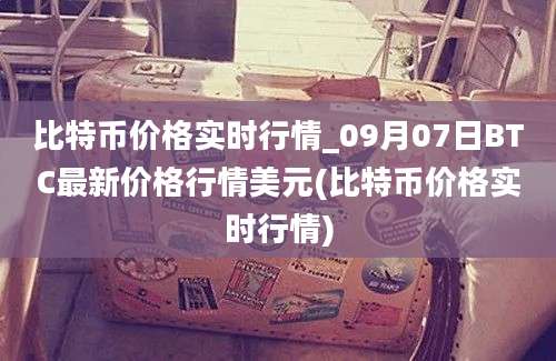 比特币价格实时行情_09月07日BTC最新价格行情美元(比特币价格实时行情)