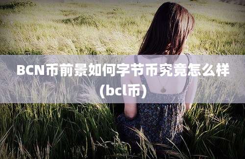 BCN币前景如何字节币究竟怎么样(bcl币)