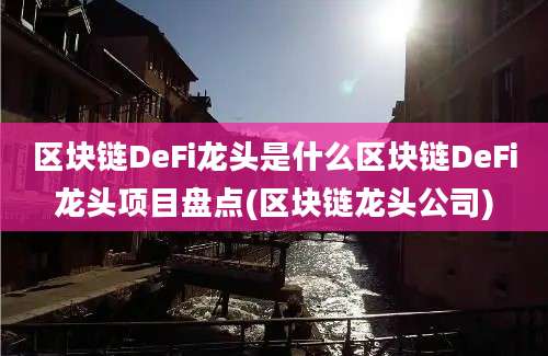 区块链DeFi龙头是什么区块链DeFi龙头项目盘点(区块链龙头公司)