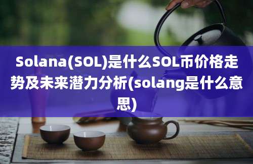 Solana(SOL)是什么SOL币价格走势及未来潜力分析(solang是什么意思)