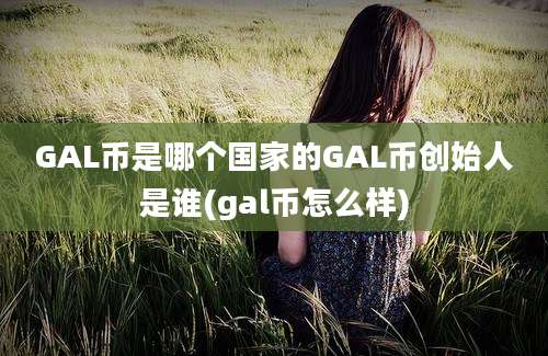 GAL币是哪个国家的GAL币创始人是谁(gal币怎么样)