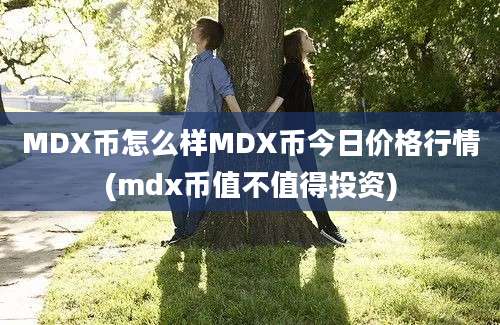 MDX币怎么样MDX币今日价格行情(mdx币值不值得投资)