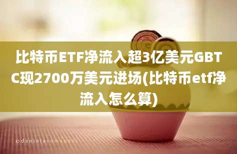 比特币ETF净流入超3亿美元GBTC现2700万美元进场(比特币etf净流入怎么算)