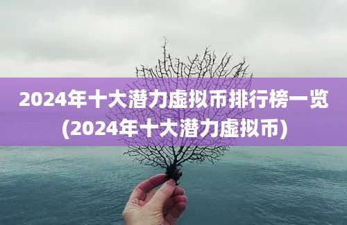 2024年十大潜力虚拟币排行榜一览(2024年十大潜力虚拟币)