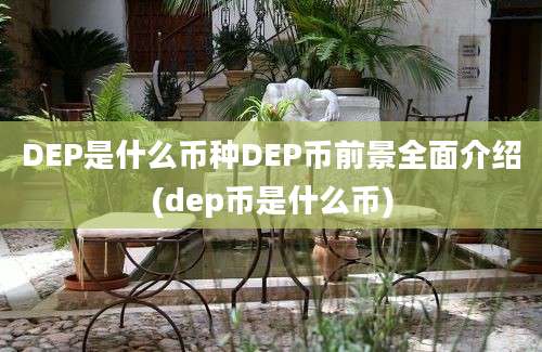 DEP是什么币种DEP币前景全面介绍(dep币是什么币)