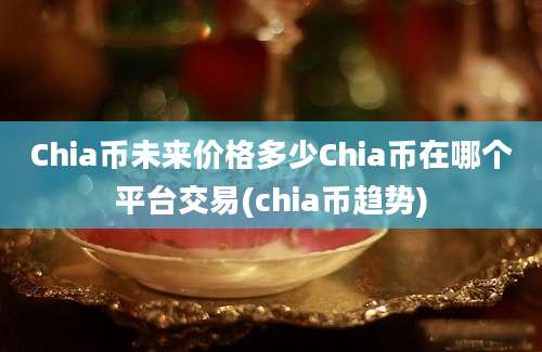 Chia币未来价格多少Chia币在哪个平台交易(chia币趋势)