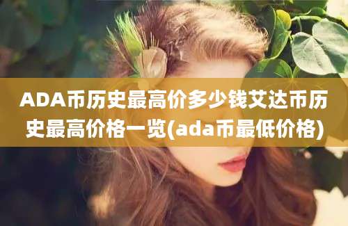 ADA币历史最高价多少钱艾达币历史最高价格一览(ada币最低价格)