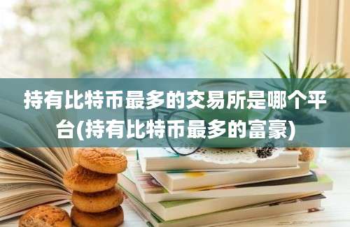 持有比特币最多的交易所是哪个平台(持有比特币最多的富豪)