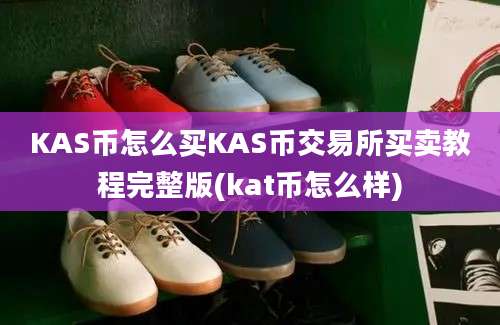 KAS币怎么买KAS币交易所买卖教程完整版(kat币怎么样)