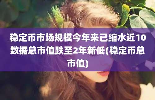 稳定币市场规模今年来已缩水近10数据总市值跌至2年新低(稳定币总市值)