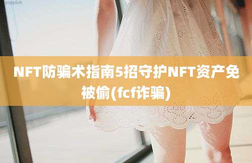 NFT防骗术指南5招守护NFT资产免被偷(fcf诈骗)