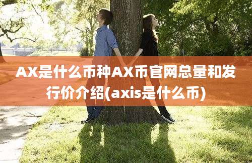 AX是什么币种AX币官网总量和发行价介绍(axis是什么币)