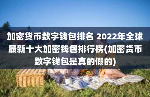 加密货币数字钱包排名 2022年全球最新十大加密钱包排行榜(加密货币数字钱包是真的假的)