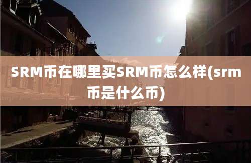 SRM币在哪里买SRM币怎么样(srm币是什么币)