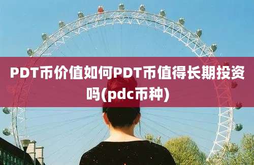 PDT币价值如何PDT币值得长期投资吗(pdc币种)