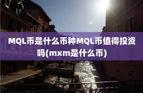 MQL币是什么币种MQL币值得投资吗(mxm是什么币)