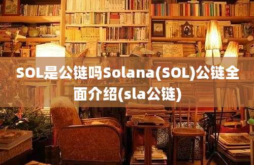 SOL是公链吗Solana(SOL)公链全面介绍(sla公链)