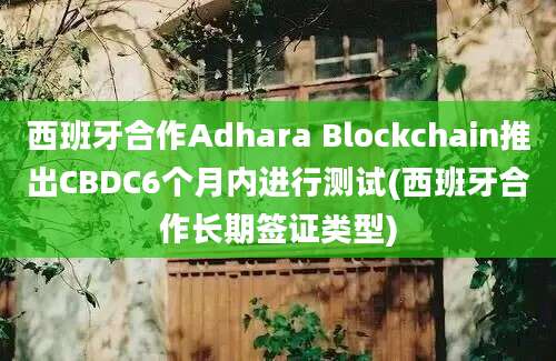 西班牙合作Adhara Blockchain推出CBDC6个月内进行测试(西班牙合作长期签证类型)