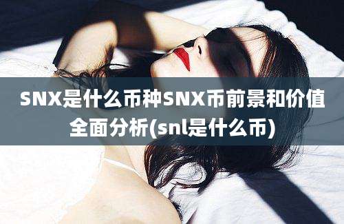 SNX是什么币种SNX币前景和价值全面分析(snl是什么币)