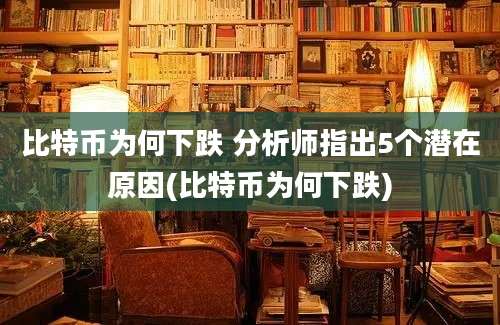 比特币为何下跌 分析师指出5个潜在原因(比特币为何下跌)