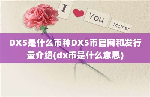 DXS是什么币种DXS币官网和发行量介绍(dx币是什么意思)