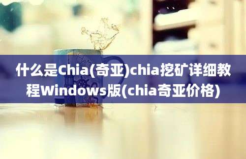 什么是Chia(奇亚)chia挖矿详细教程Windows版(chia奇亚价格)