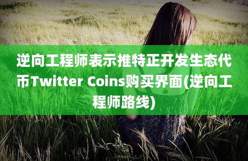 逆向工程师表示推特正开发生态代币Twitter Coins购买界面(逆向工程师路线)