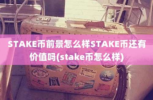 STAKE币前景怎么样STAKE币还有价值吗(stake币怎么样)