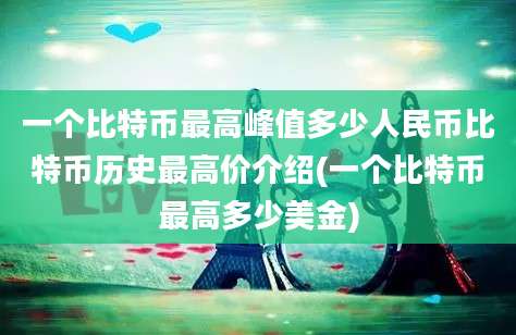 一个比特币最高峰值多少人民币比特币历史最高价介绍(一个比特币最高多少美金)