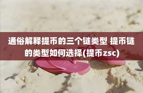 通俗解释提币的三个链类型 提币链的类型如何选择(提币zsc)