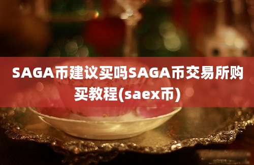 SAGA币建议买吗SAGA币交易所购买教程(saex币)