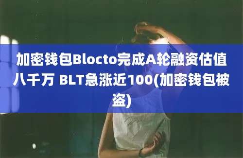 加密钱包Blocto完成A轮融资估值八千万 BLT急涨近100(加密钱包被盗)