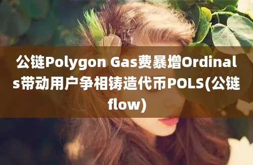 公链Polygon Gas费暴增Ordinals带动用户争相铸造代币POLS(公链flow)