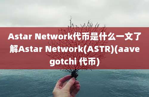 Astar Network代币是什么一文了解Astar Network(ASTR)(aavegotchi 代币)