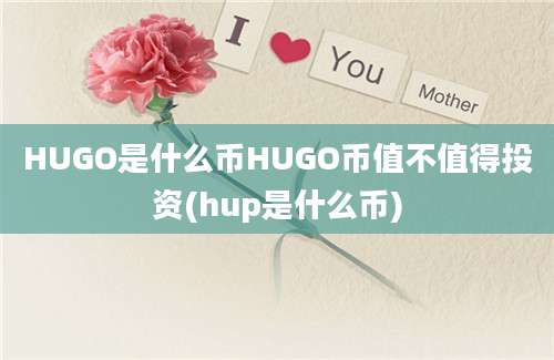 HUGO是什么币HUGO币值不值得投资(hup是什么币)