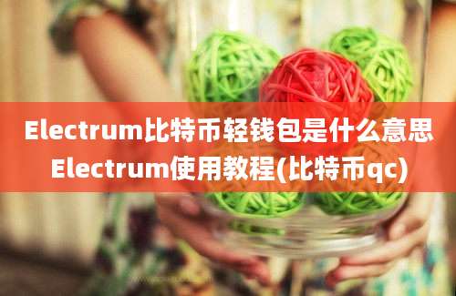 Electrum比特币轻钱包是什么意思Electrum使用教程(比特币qc)