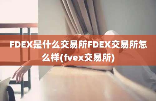 FDEX是什么交易所FDEX交易所怎么样(fvex交易所)