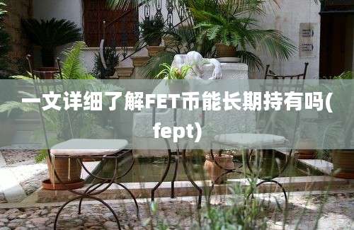 一文详细了解FET币能长期持有吗(fept)