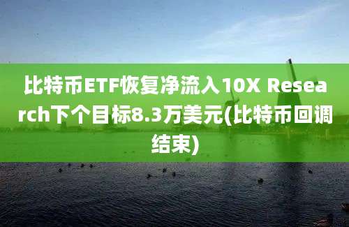 比特币ETF恢复净流入10X Research下个目标8.3万美元(比特币回调结束)