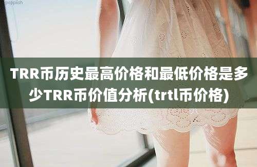 TRR币历史最高价格和最低价格是多少TRR币价值分析(trtl币价格)